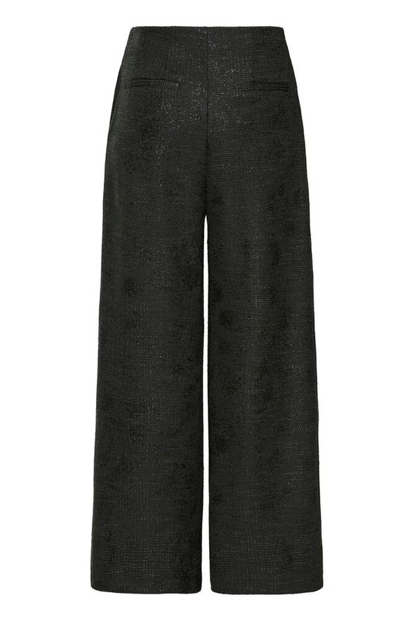 ICHI Kate Gleam Wide Leg Pants - Black