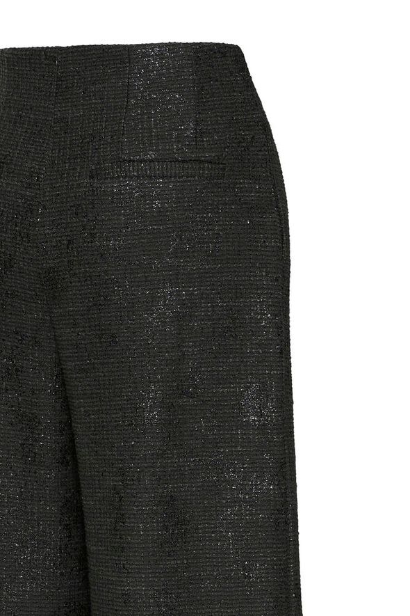 ICHI Kate Gleam Wide Leg Pants - Black