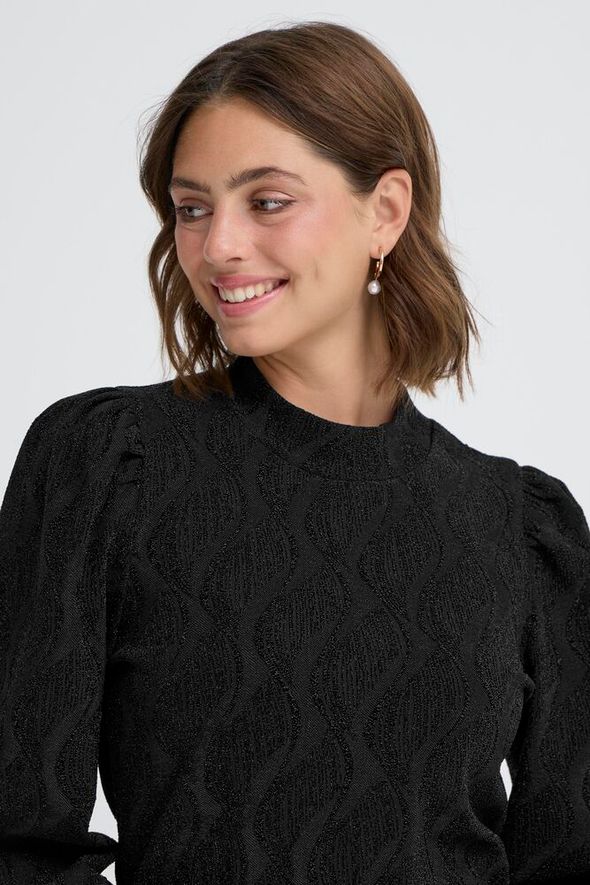 Fransa Avalon Blouse - Black