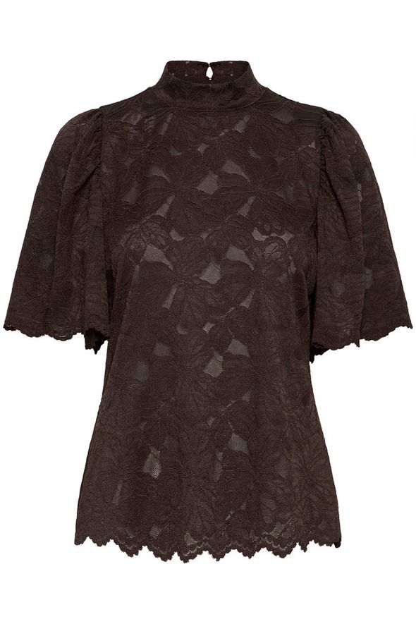 Fransa Mirabella Blouse - Chocolate