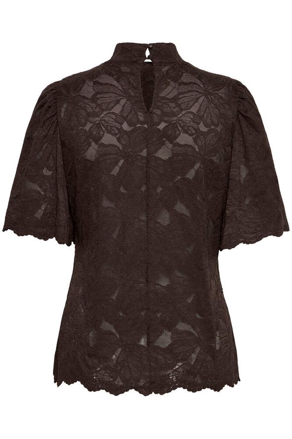 Fransa Mirabella Blouse - Chocolate