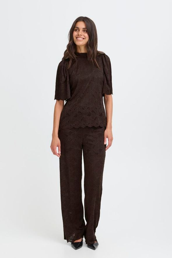Fransa Mirabella Blouse - Chocolate