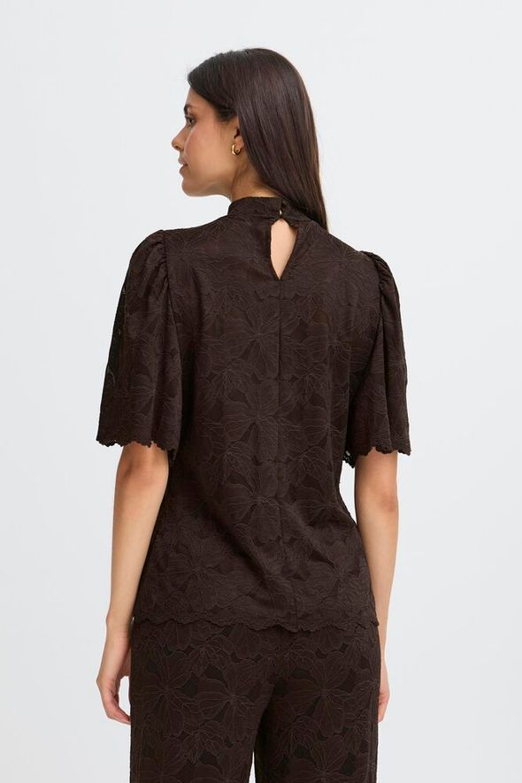 Fransa Mirabella Blouse - Chocolate