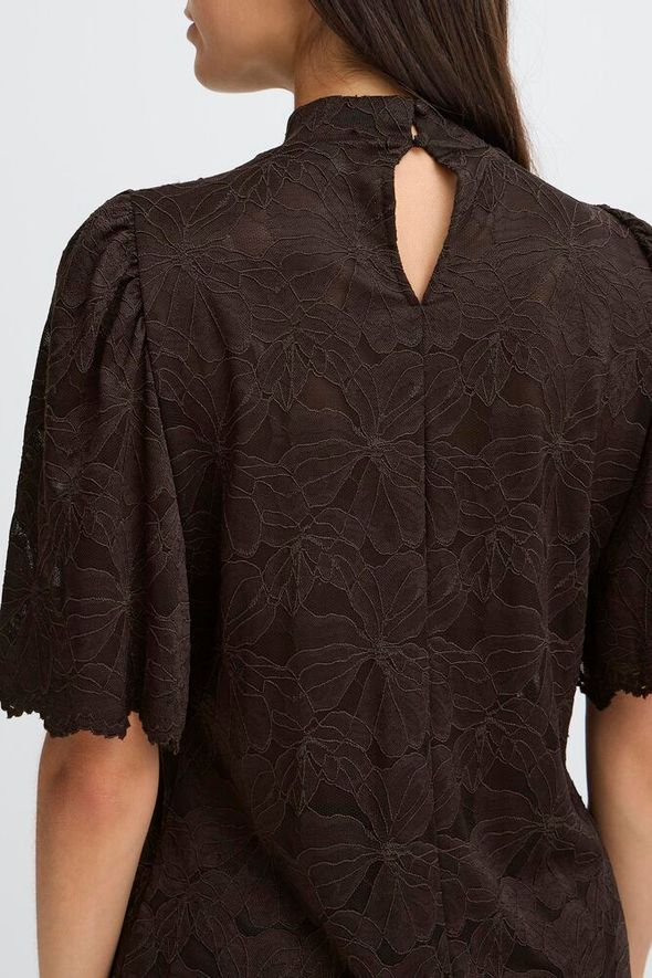 Fransa Mirabella Blouse - Chocolate