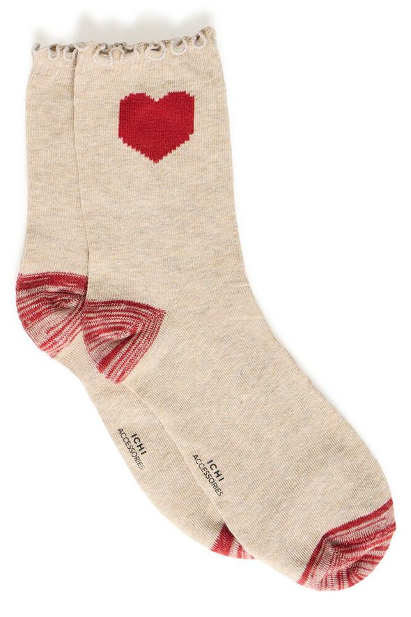 ICHI Benno Socks - Oatmeal