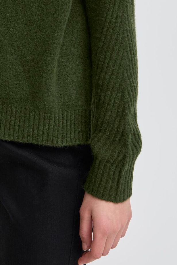 ICHI Dasila Jumper - Rifle Green