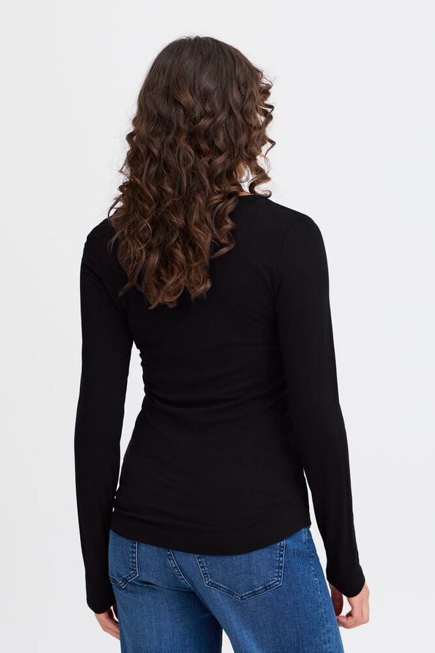 Fransa Basic T-Shirt -Black