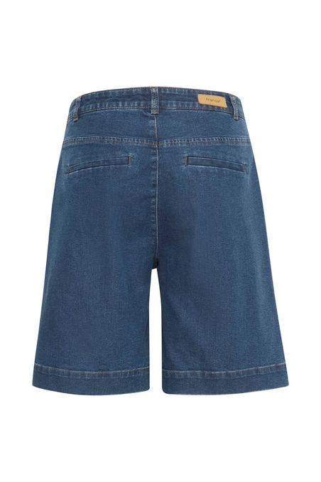 Fransa Denima Shorts - Mid Blue