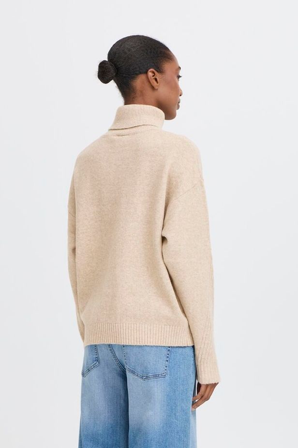 ICHI Dasila Jumper - Oatmeal Melange