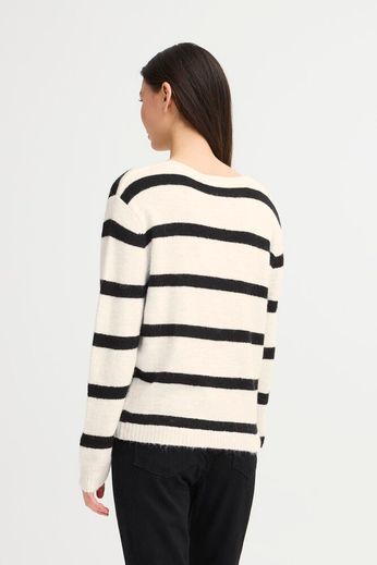 ICHI Kamara Pullover - Meteorite Stripe