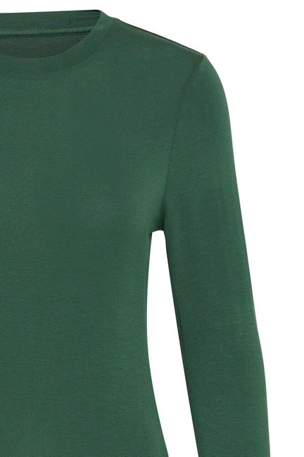 ICHI Philuca LS Top - Pineneedle Green