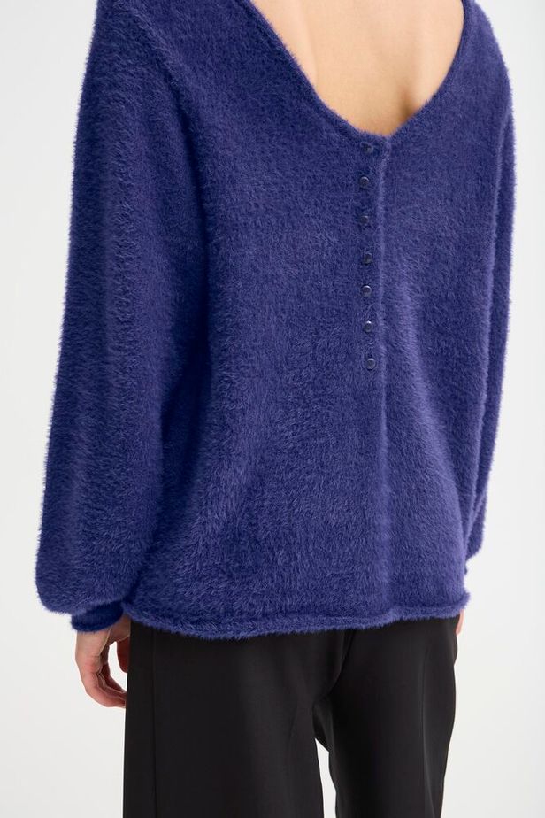 ICHI Bergie Pullover - Patriot Blue