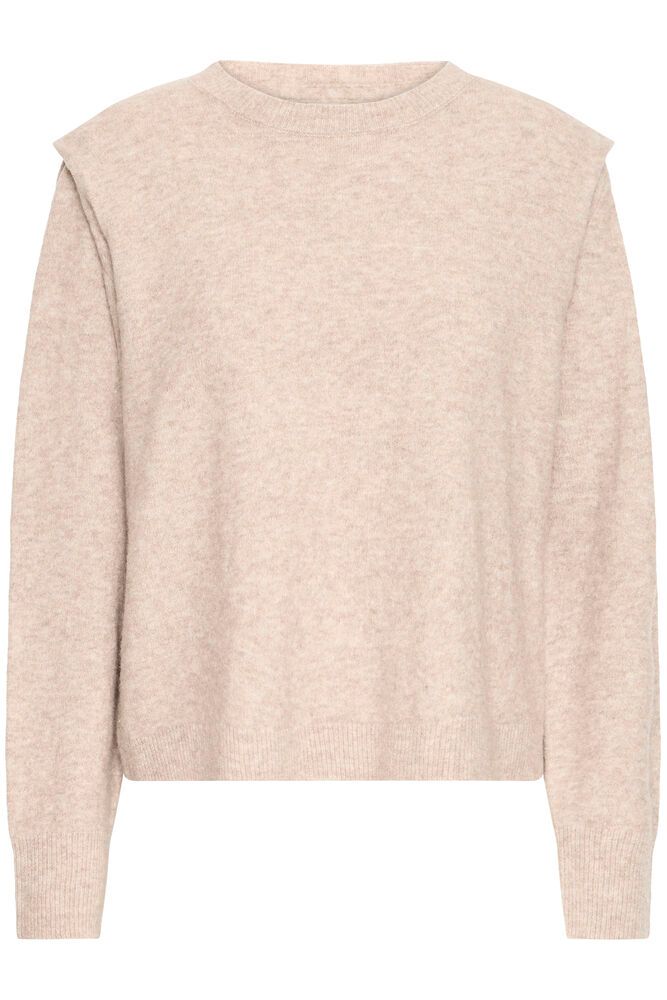Fransa Noah Pullover - Desert Taupe Melange