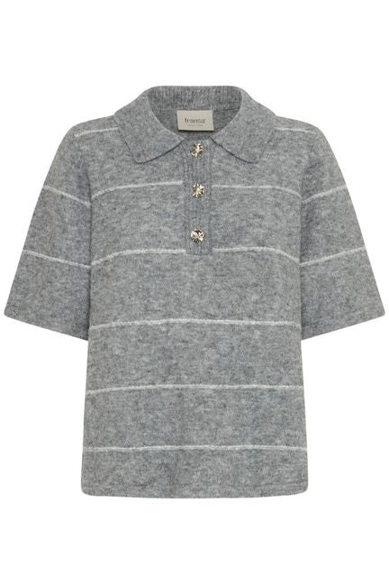 Fransa Kendra Pullover - Asphalt Melange