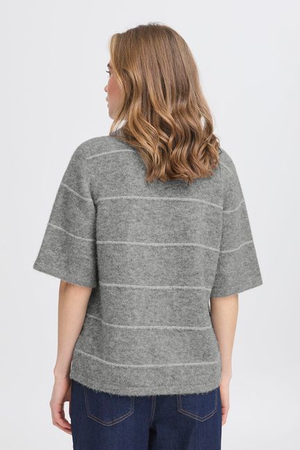 Fransa Kendra Pullover - Asphalt Melange