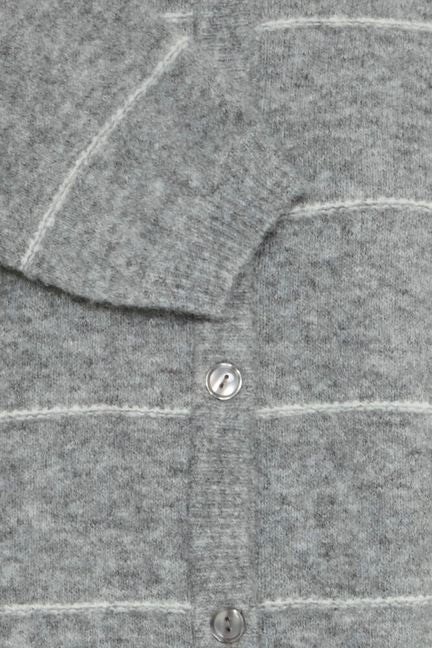 Fransa Kendra Cardigan - Asphalt Melange