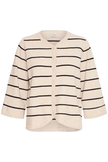 Fransa Bitte Cardigan - Limestone Melan