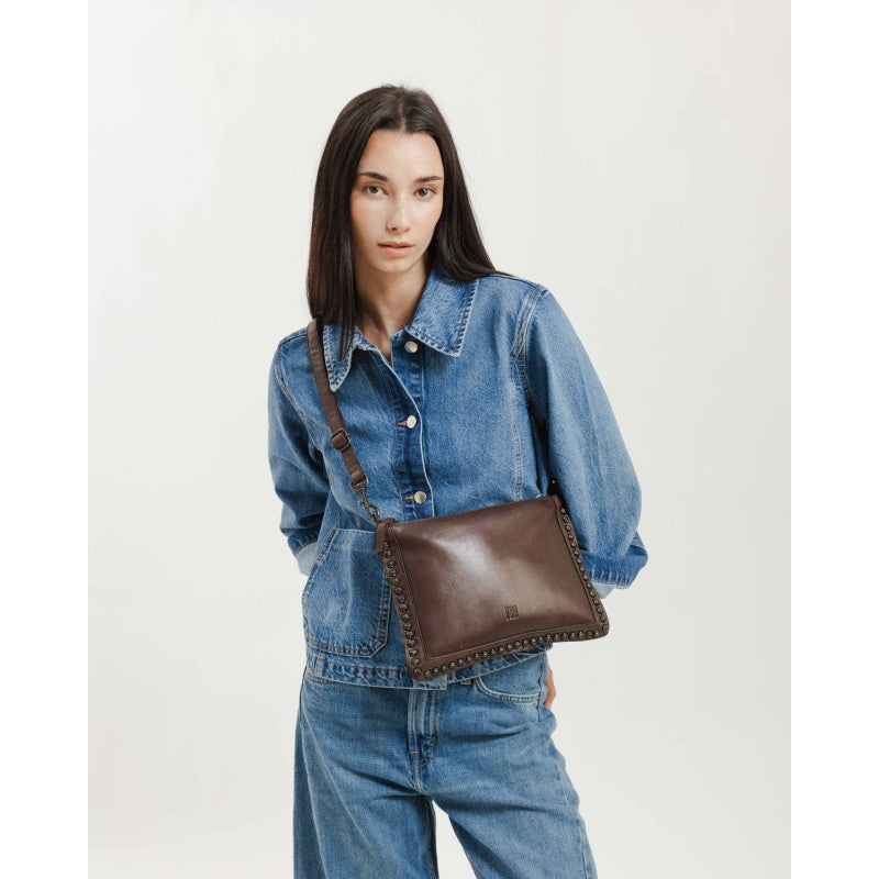 Biba Portland Cross Body Bag - Dark Brown