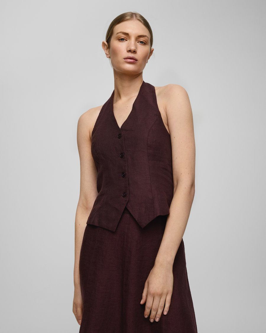 MSCH Naira Waistcoat - fudge