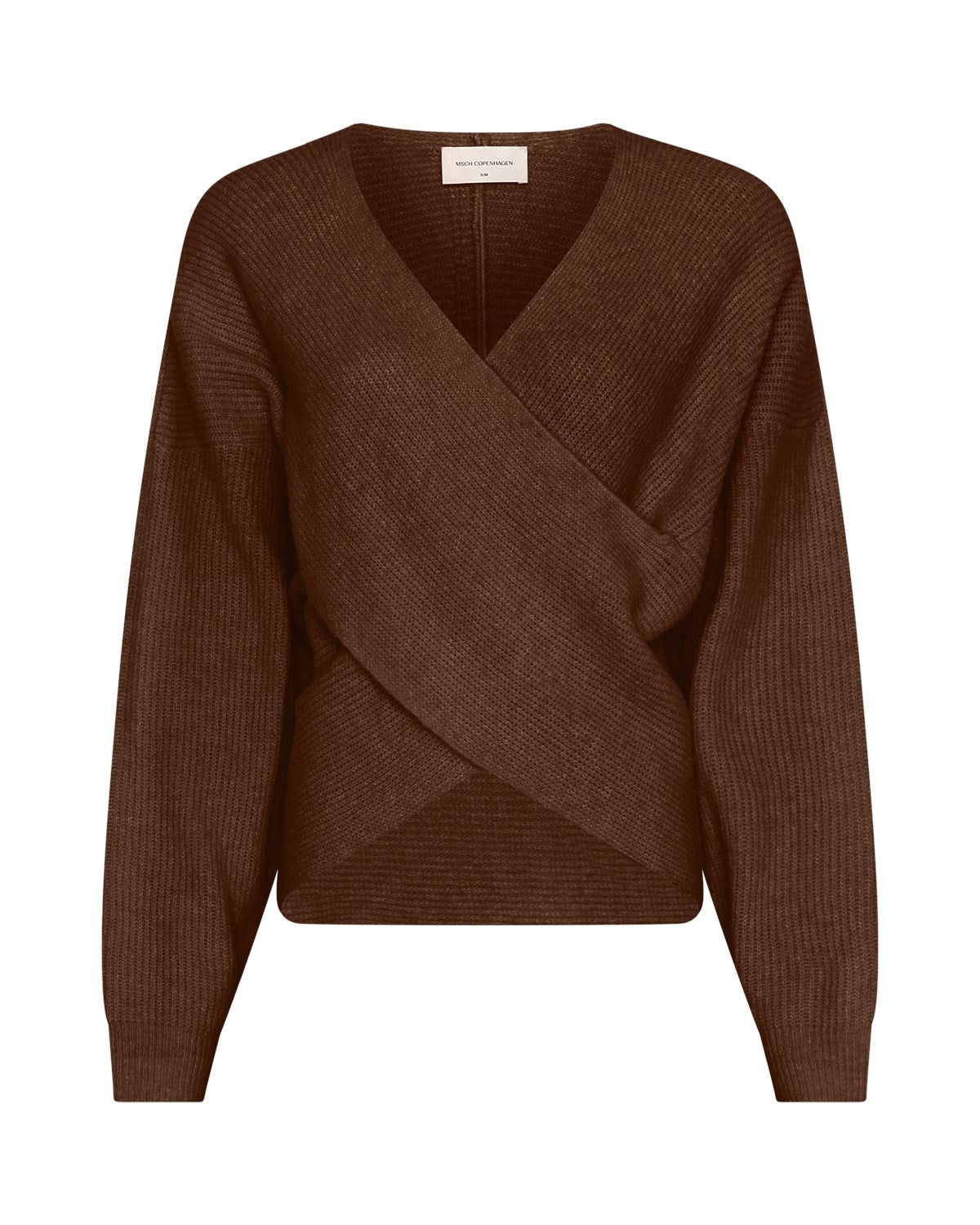 MSCH Zinelle Hope Wrap Pullover - brown