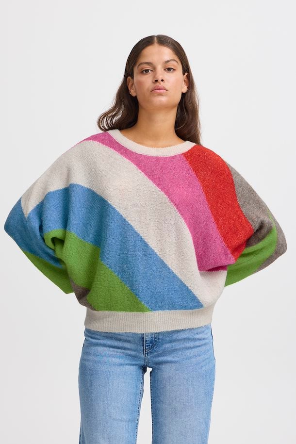 ICHI Kamara Sweater - Multi Colour