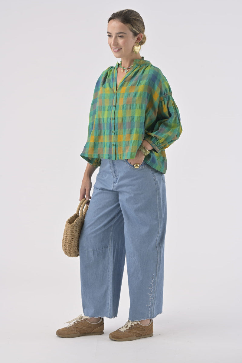 Orfeo Daniele Shirt - Carreaux Verts
