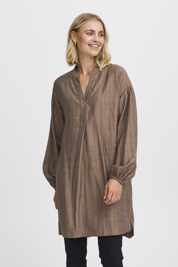 Fransa Ariana Tunic - Rain Drum