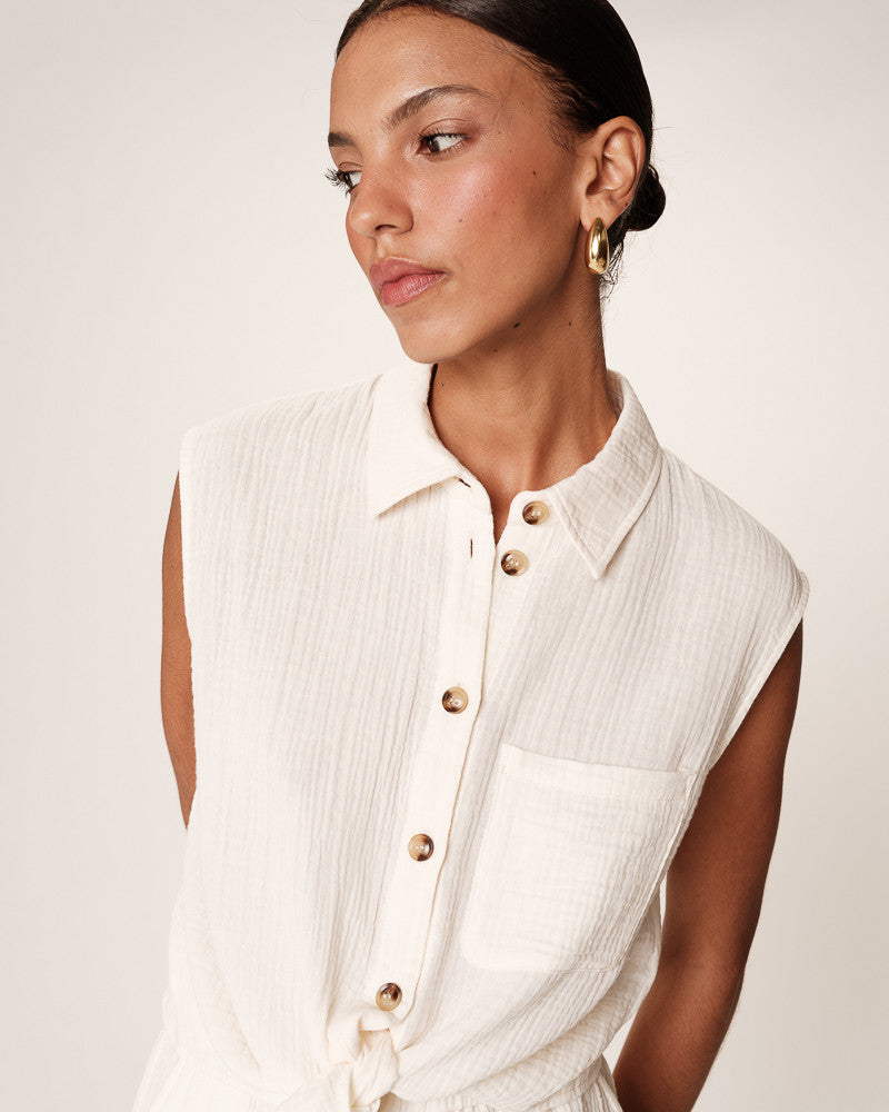 Grace & Mila Reglisse Shirt - Ecru