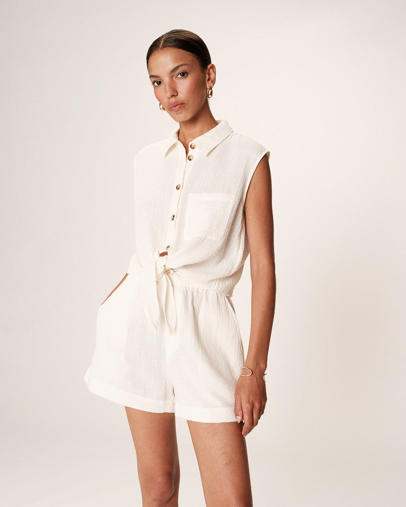 Grace & Mila Reglisse Shirt - Ecru