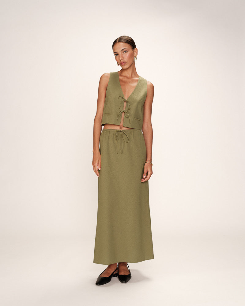 Grace & Mila Rousse Skirt - Vert