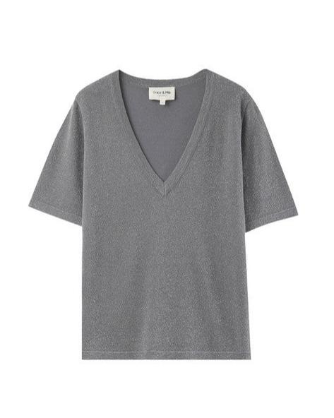 G&M Omalia Tee - silver grey