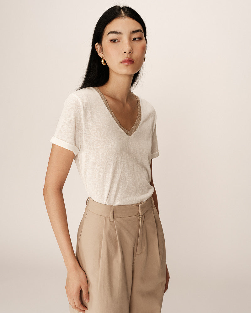 Grace & Mila Pepito Tee - White