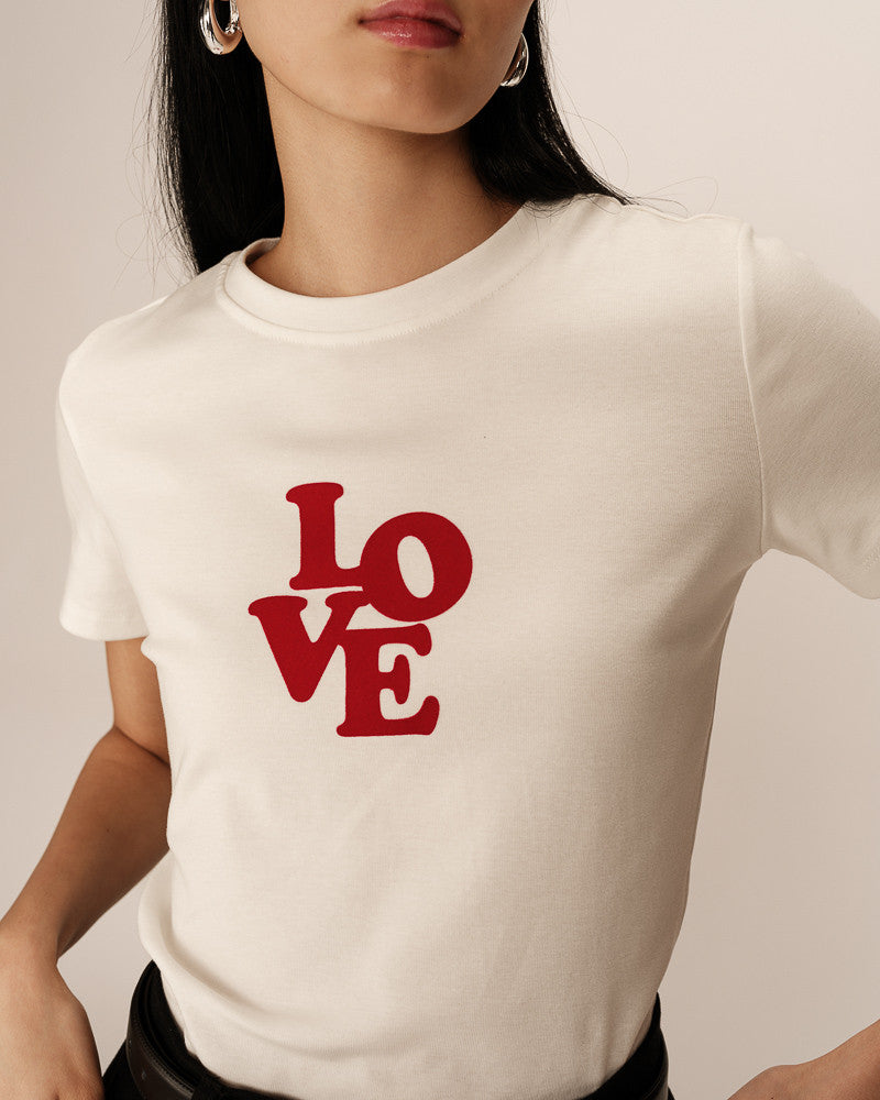 Grace & Mila Poussin T-Shirt - ecru/red