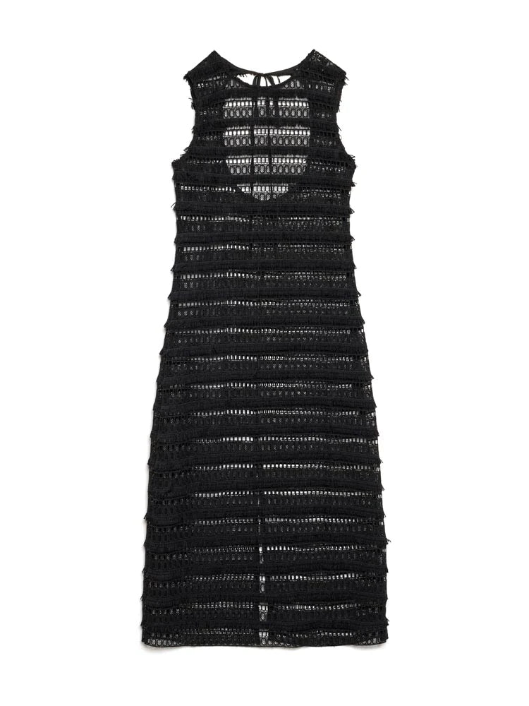 Tamsin Fray Crochet Dress
