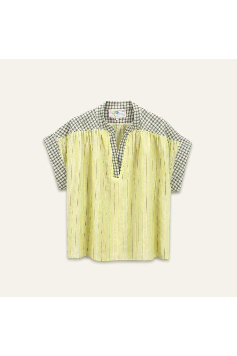 Orfeo Nah Blouse - Rayure Jaune