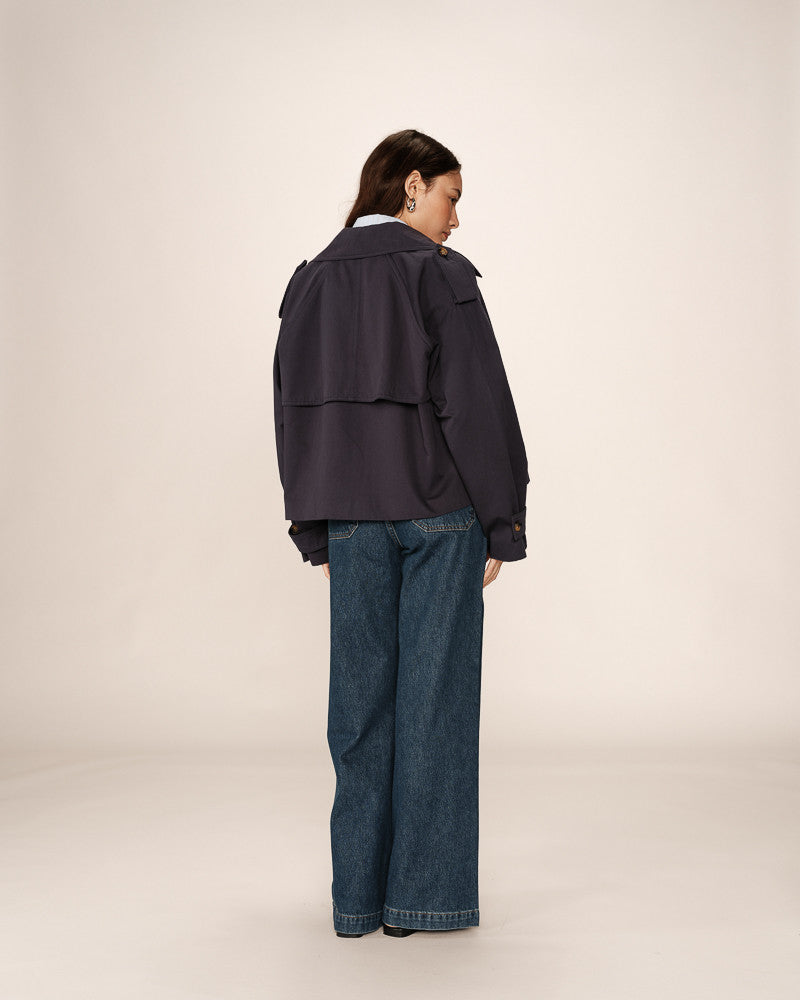 Grace & Mila Printemps Coat - Navy