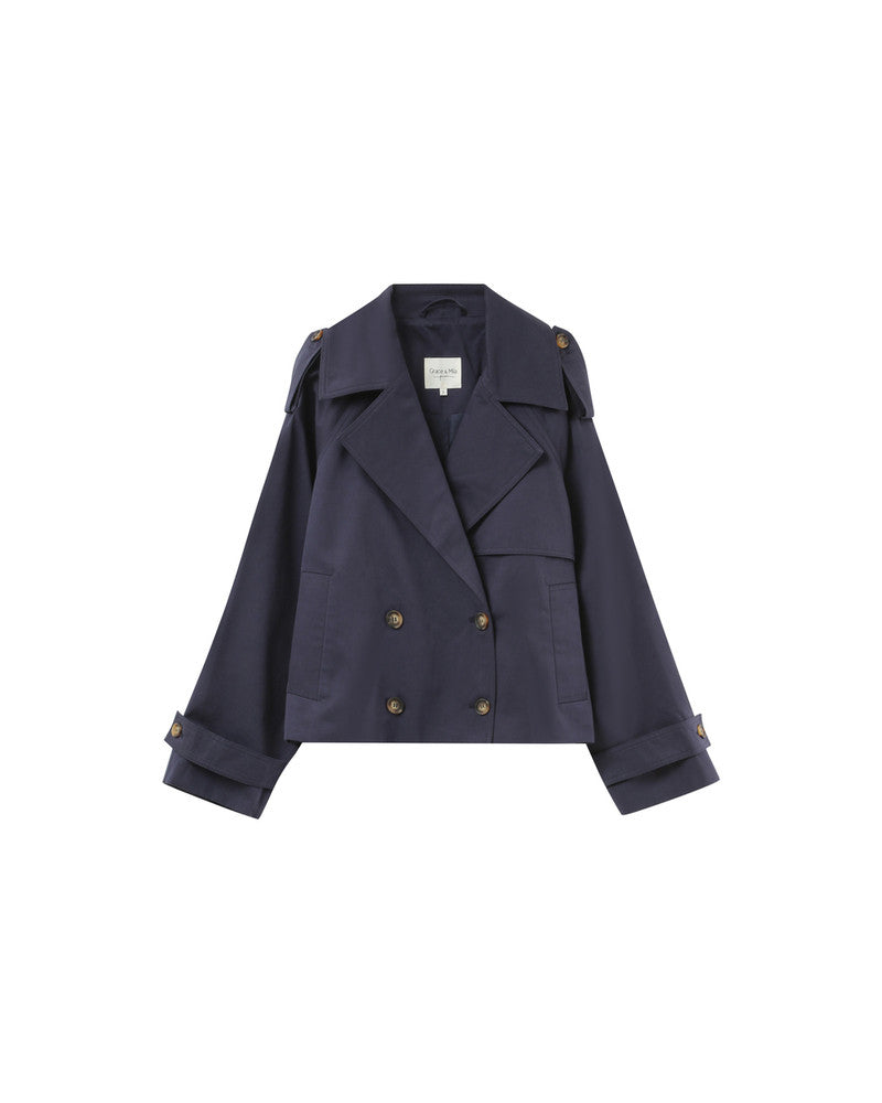Grace & Mila Printemps Coat - Navy