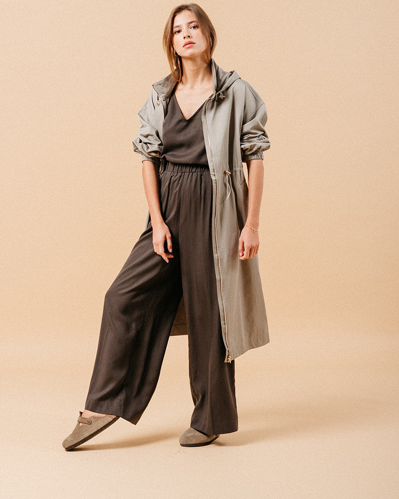 Grace & Mila Mathilde Trousers - Dark Khaki