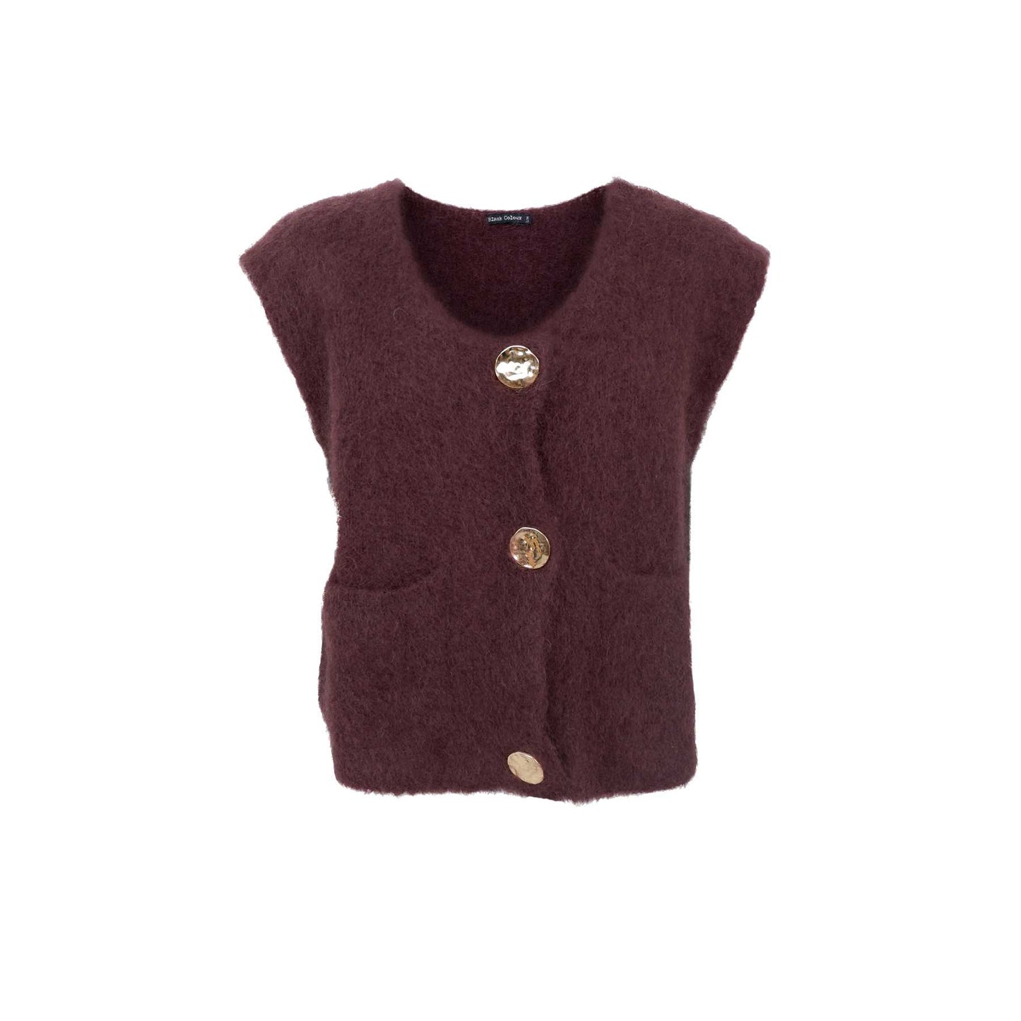 BC Knitted Button Vest - 2 colours
