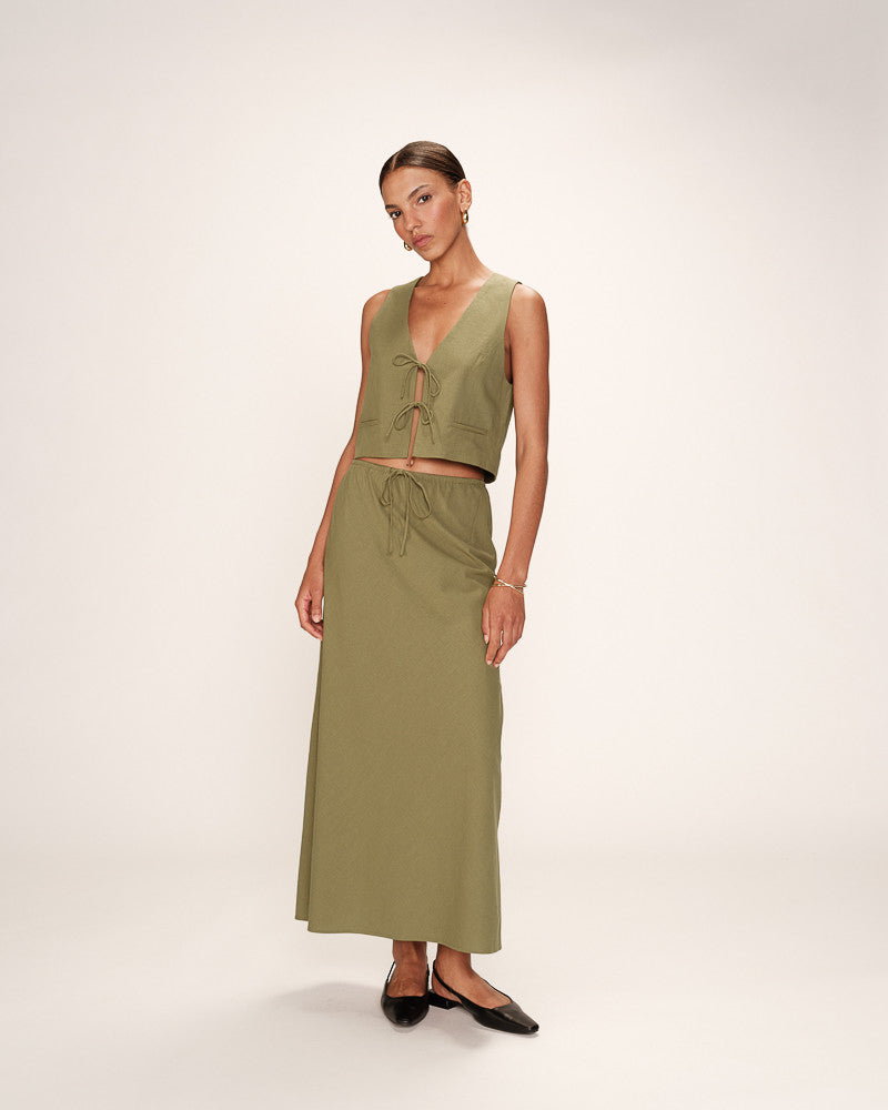 Grace & Mila Rubens Waistcoat - Vert