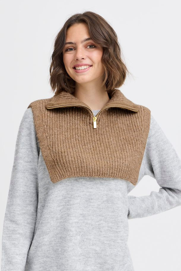 Fransa Mandy Collar - Walnut