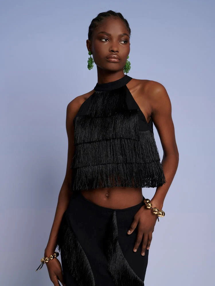 Winnie Fringe Top