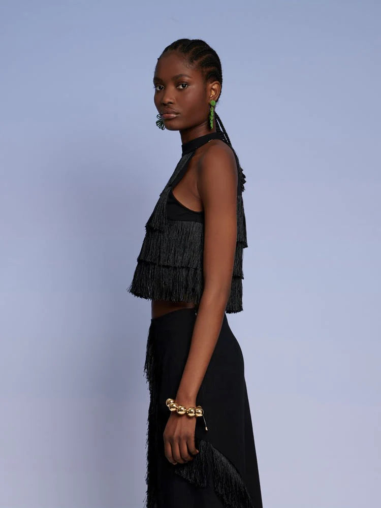 Winnie Fringe Top
