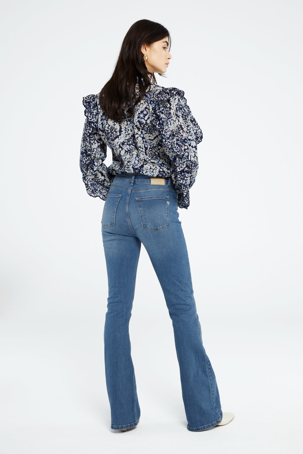 Eva Flare Jeans - medium wash