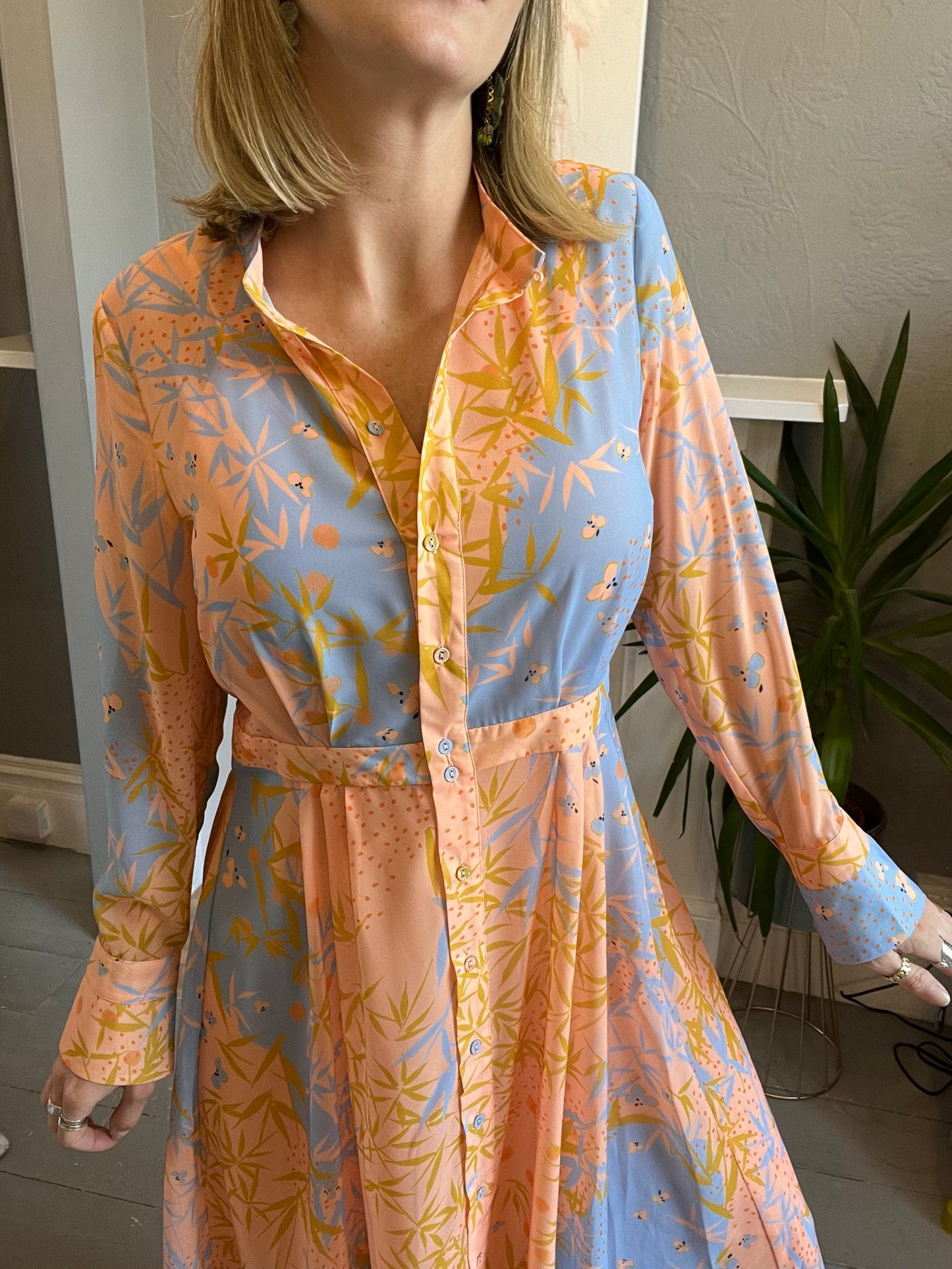 Numph Kyndall Dress - peach