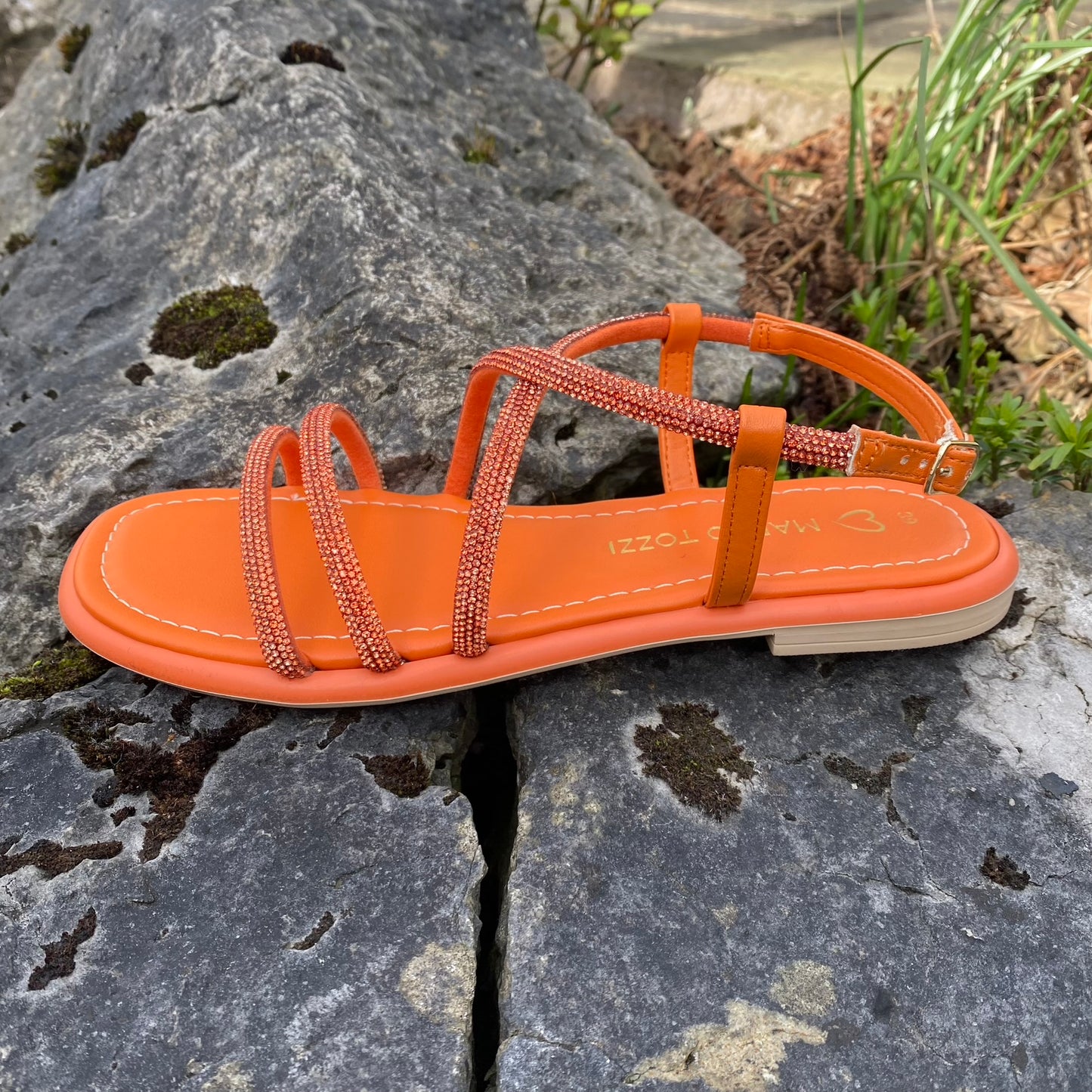 MT Diamonte Flat Sandal - 2 colours