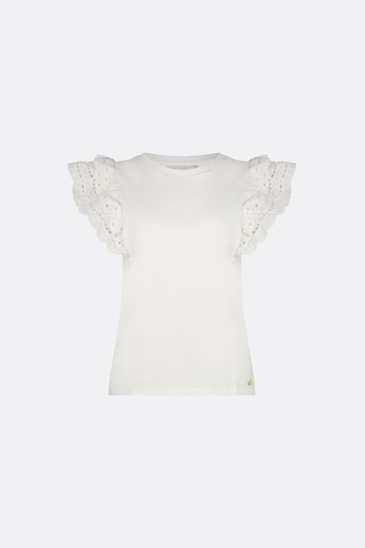 Anna frill tee - cream