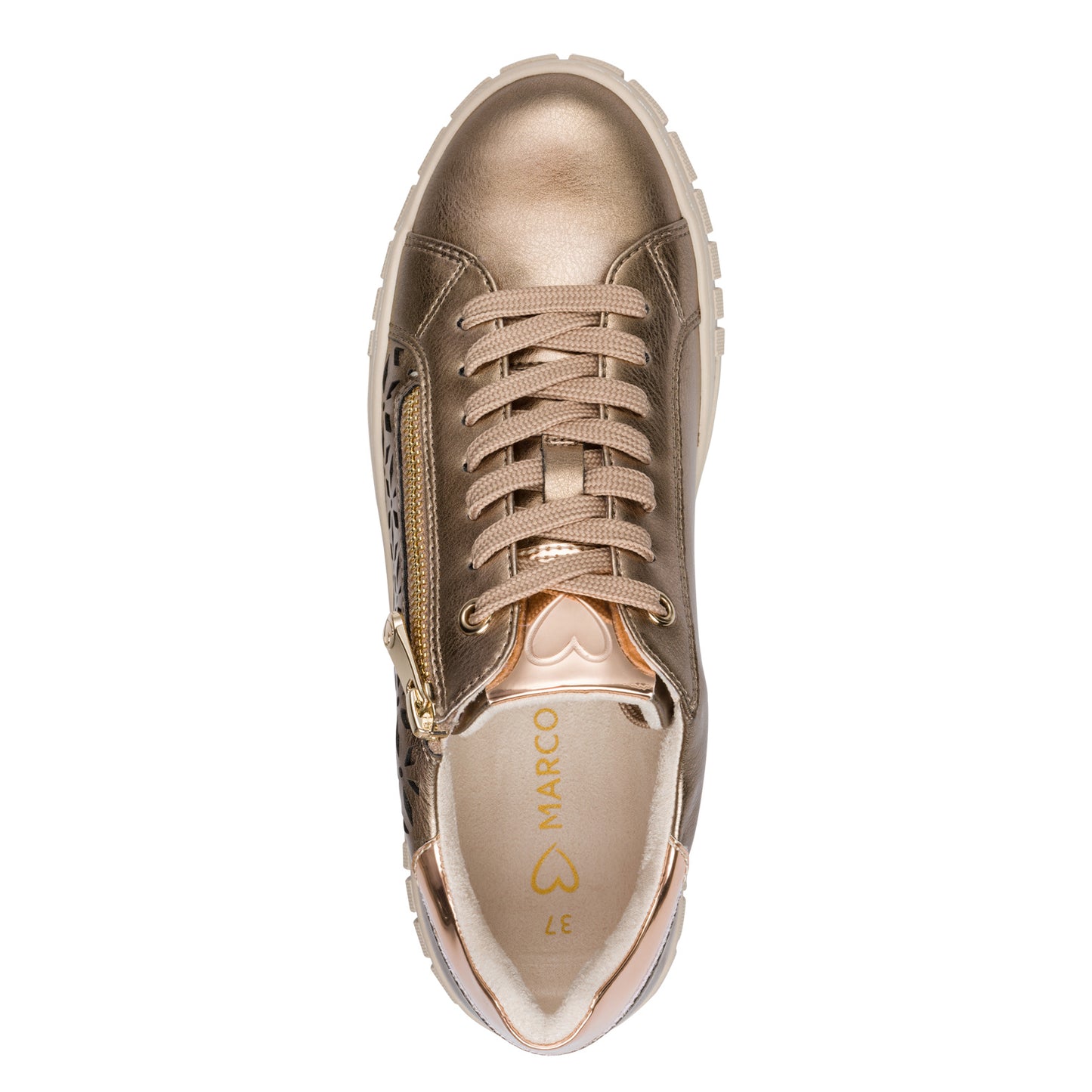 MT Cut out Trainers - Dark Gold Comb