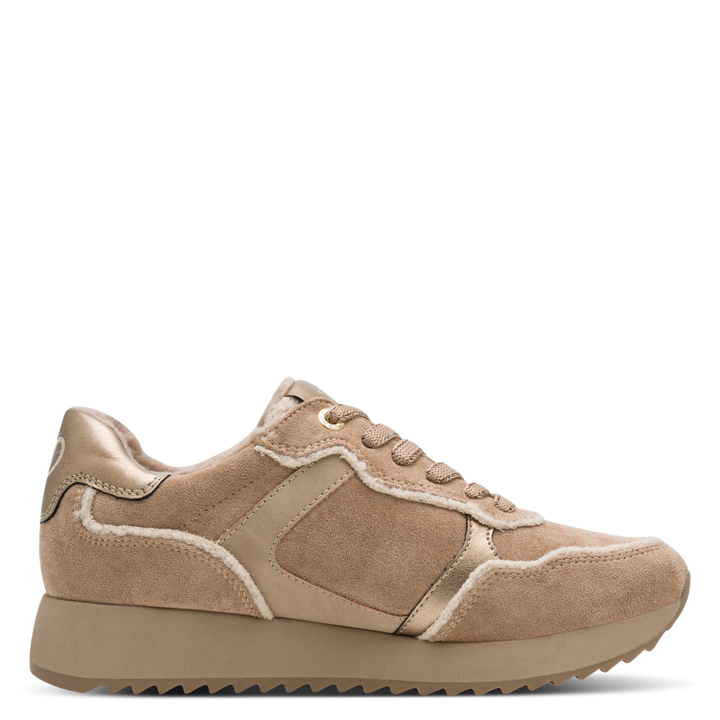 MT Suede effect Trainers - Taupe Comb