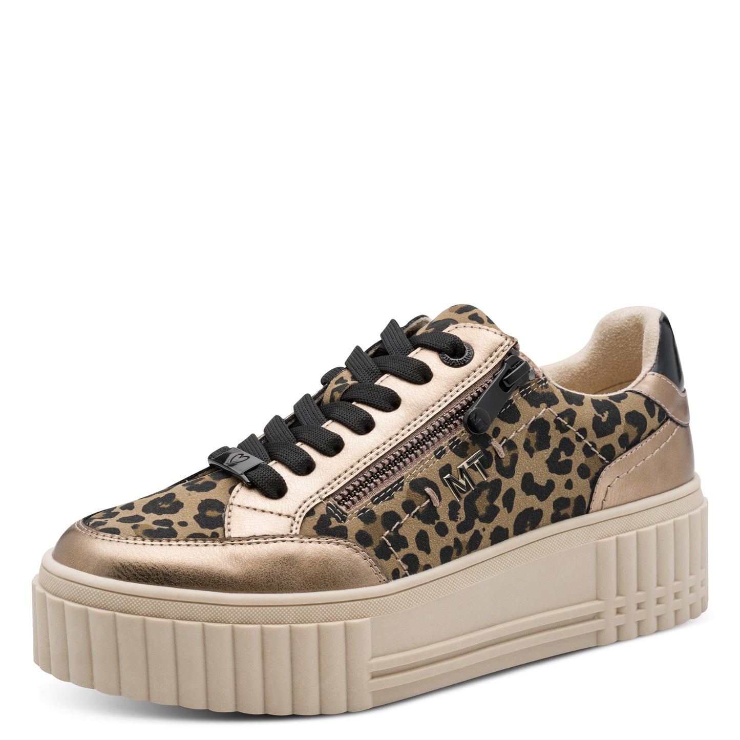 MT Leopard Flatform Trainers - Leo Dune Comb